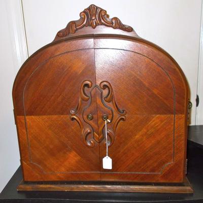 Vintage hat cabinet $90
