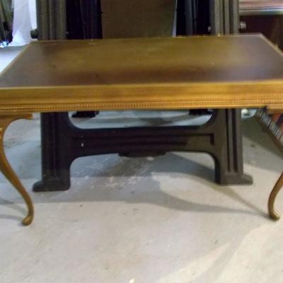 Hall mirror and table $75