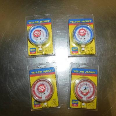Lot of Yellow Jacket Gas Gauges