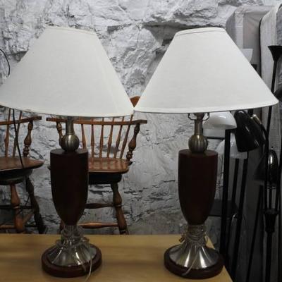 #1 Set of Wooden Lamps