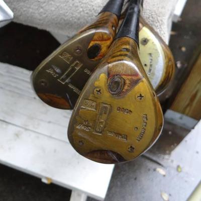 3 wilson staff driver 3 wood and 4 wood 1967 vinta ...