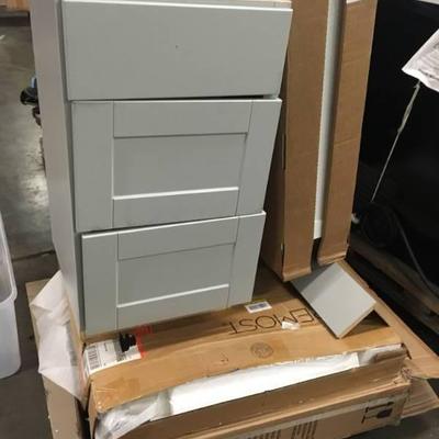 Pallet of Medicine Cabinets and Base Cabinet