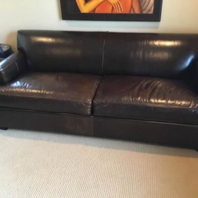 Leggett and Platte Leather Couch