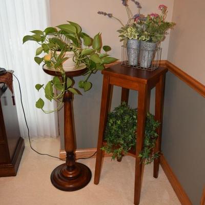 Plant Stands & Potted Plants