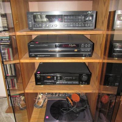vintage home stereo equipment