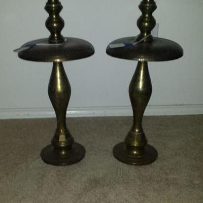 Large Brass Candlesticks (28 inches)