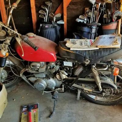1972 Honda 350 Motorcycle