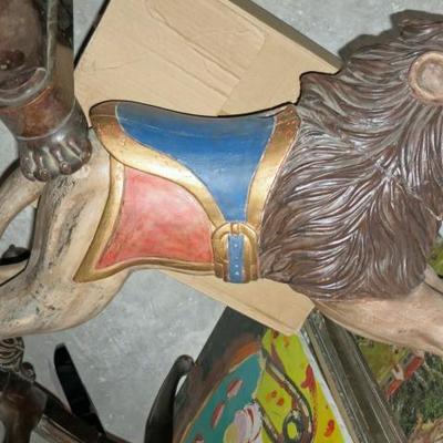 Carved Carousel Lion