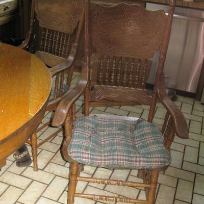 4 press back chairs   BUY THEM NOW  $ 155.00 