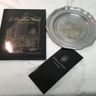 Le Pavillon Hotel New Orleans Memorabilia Pack - Book, Pewter Dish… RM1263  https://www.ebay.com/itm/113289195633