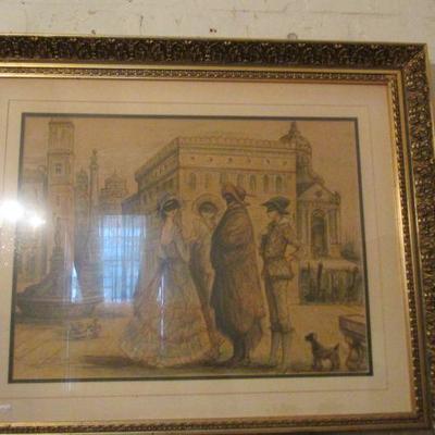 Jocy Jalaude: Carnival Framed Lithograph Numbered PT3072  https://www.ebay.com/itm/123421465522