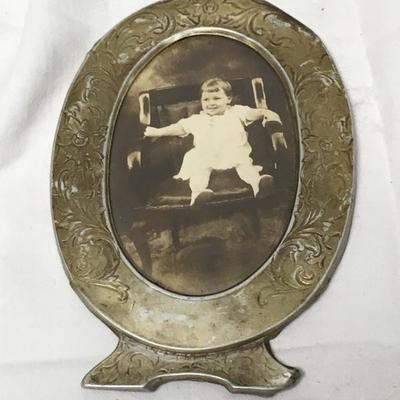 Antique Framed Black and White Photo of a Baby RM1262   https://www.ebay.com/itm/113288900524