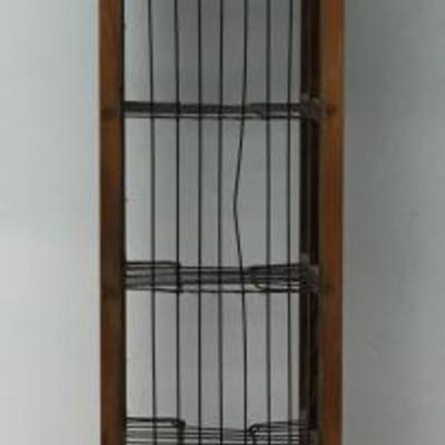 Wood and Metal Tall Thin Rack CW1001  https://www.ebay.com/itm/123414294678