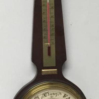 Wood Framed Hanging Wall Barometer and Temperature Gauge RM1255  https://www.ebay.com/itm/123414104100