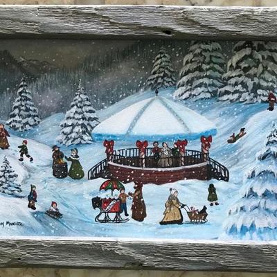 Primitive Americana Old Winter Delights 1987 Cindy Mangutz
