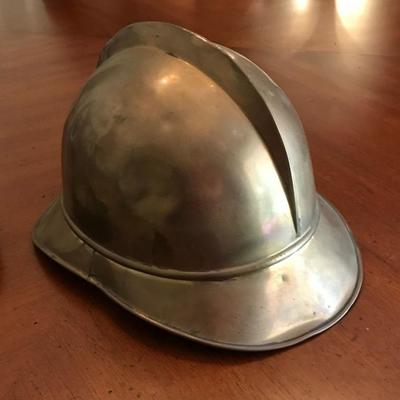 Antique WWI French Military Adrian Helmet & Liner
