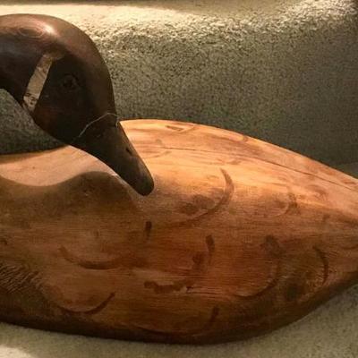 Collection of Antique Duck Decoys. Several signed
