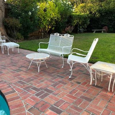 Vintage Woodard Patio Furniture Briarwood Mesh
