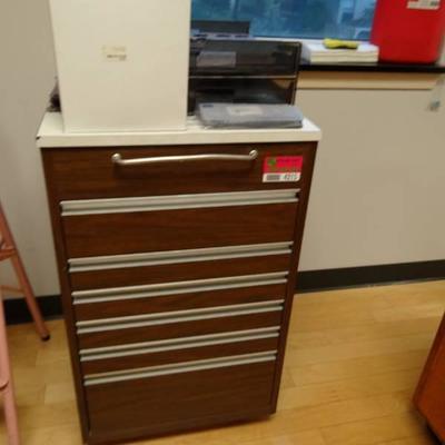 7 Drawer Rolling Utility Cart on Casters