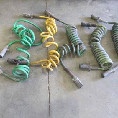 Lot of 5 Tractor to Trailer Light Cords 2