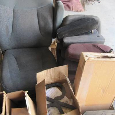 Pallet of Truck Parts For Seats Including 1 Truck ...