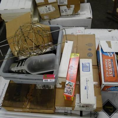 Lg Pallet Of Dishware And Misc. Items