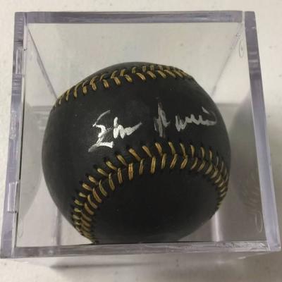 Stan Musial Signed Official Major League Black Bas