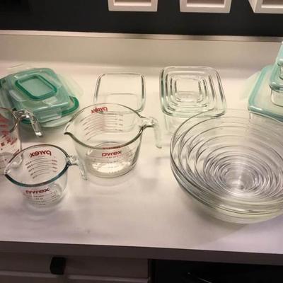 Glass Cookware, Bowls, Pyrex Set