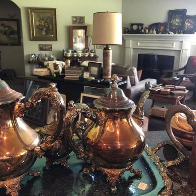 Silver Plate Coffee and Tea Service, 