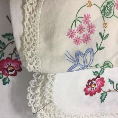 Embroidered Table Clothes 