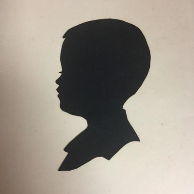 Collection of Vintage Black and White Silhouettes 