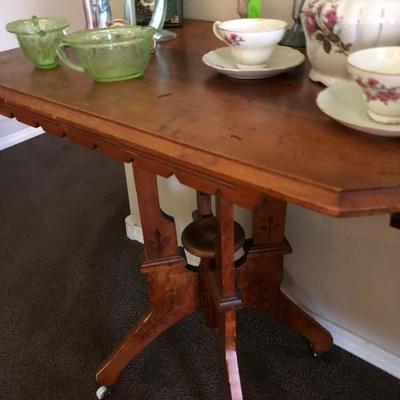Antique East Lake Parlor Table 