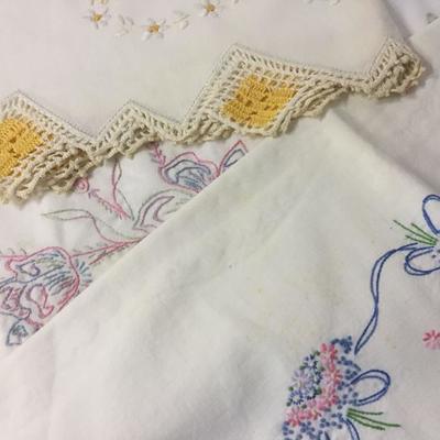 Embroidered Pillow Cases 