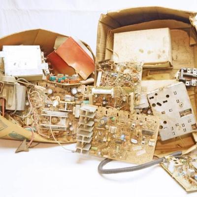 Box of Vintage Electronic Boards - Great for the t
