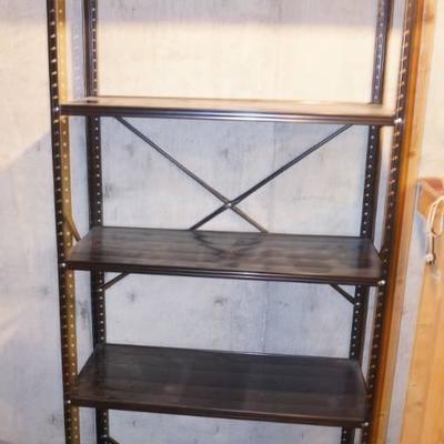Black Metal Shelving unit - 5 shelf