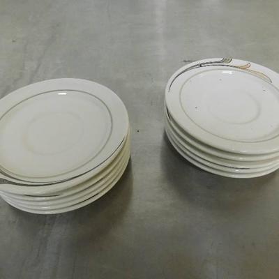 10 Decorative Ceramic Espree Saucers