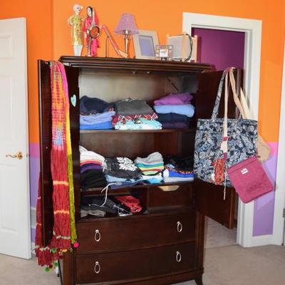 Armoire, Clothes, & Bags