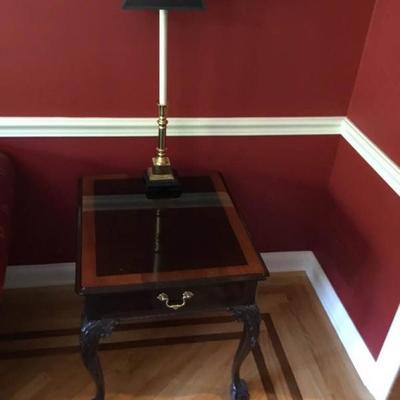 L. G. Stickley End Table & Lamp #2