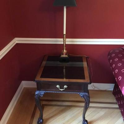 L. G. Stickley End Table & Lamp #1