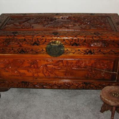 carved chest   BUY IT NOW $ 85.00