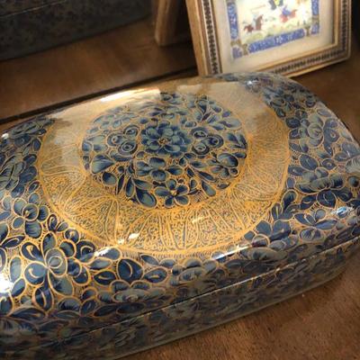 Beautiful boxes from India ans Russia 