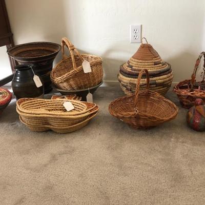 Baskets from travels 