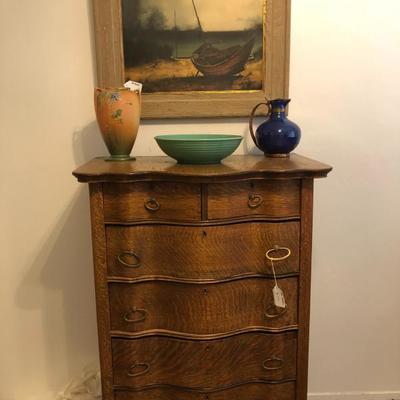 Roseville - Bauer - antique dresser 