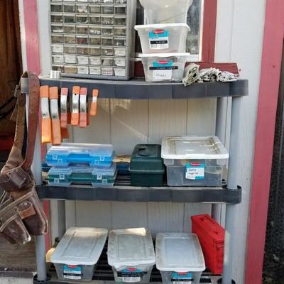 Plastic tool organizer boxes 