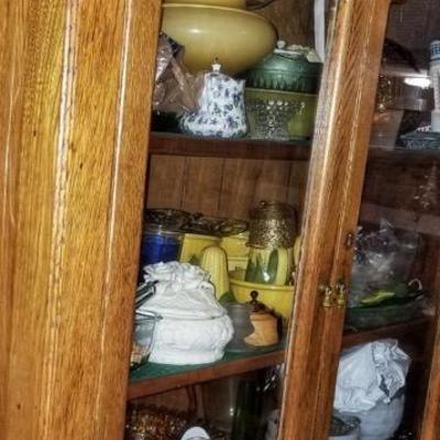 Antique display cabinet / hutch