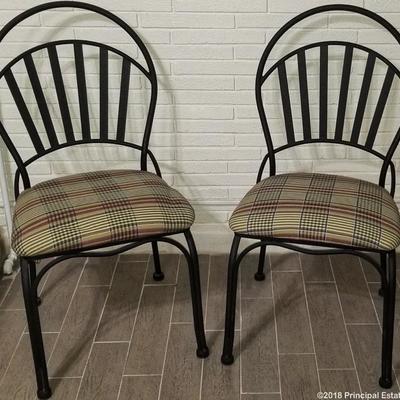 The Home Place metal accent chairs