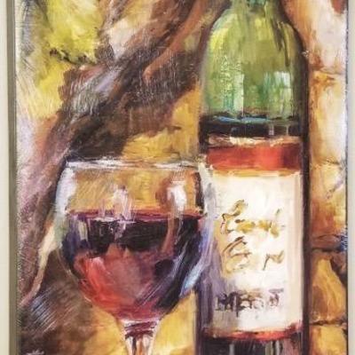 Marilyn Hageman signed art on canvas (bottom 2)