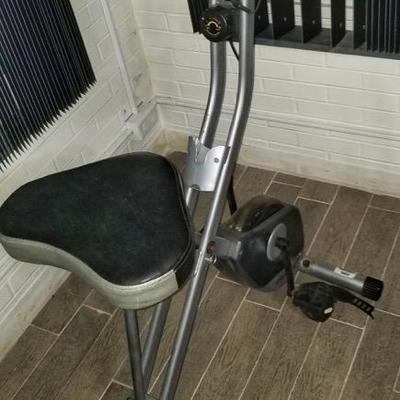 NordicTrack Elliptical, Exercise bike, Vitality Swing, SCD response machine (I believe it pumps ice cold water around areas of the body...