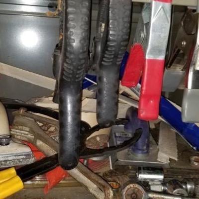 Tools, More Tools, Tool Boxes, Tool Chest, Air compressor, jacks, fire extinguishers, sprayers, power tools, come-alongs....LOTS of great...