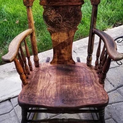 vintage rocking chair - work in progress 